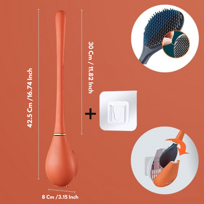 SmartBrush - Brosse WC en Silicone élégante et hygiénique