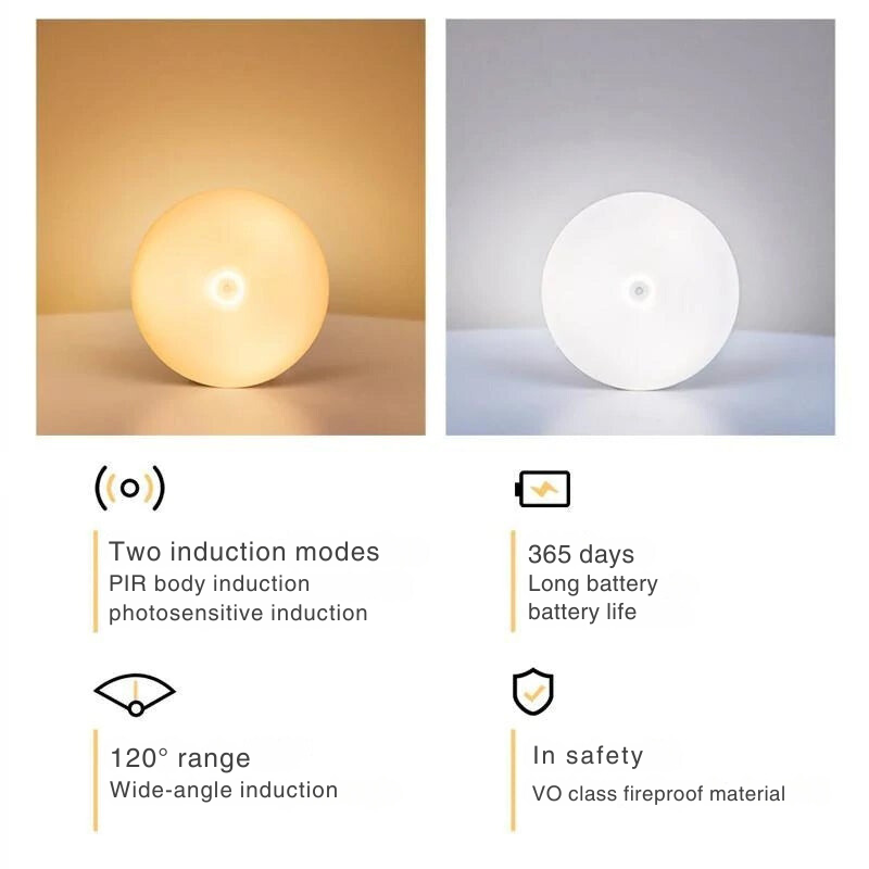 Ilumine seu caminho sem esforço com a luz noturna inteligente 