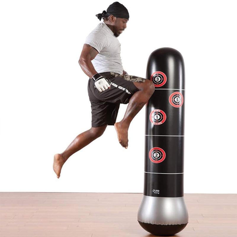 Inflatable boxing column