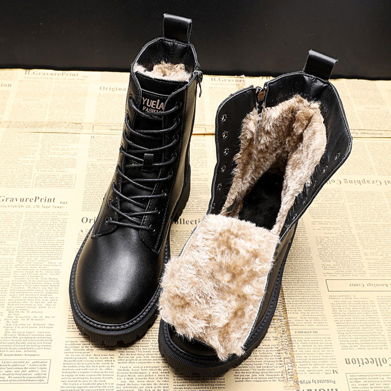 Hera | Botas de inverno pretas elegantes